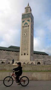 2014.5.31-Boy-Bicycling-Hassan-II-Mosque-Casablanca-Morocco 